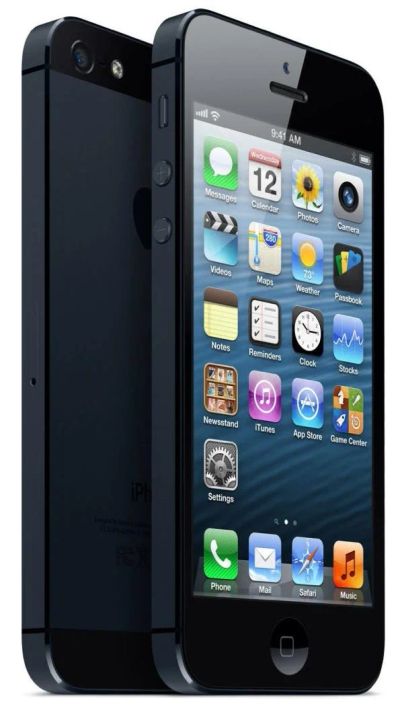 Лот: 4891254. Фото: 1. Apple iPhone 5 16Gb Black. Смартфоны