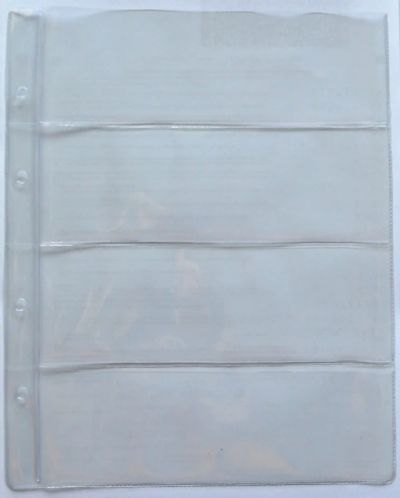 Лот: 3213731. Фото: 1. Лист в альбом на кольцах (200... Другое (банкноты)