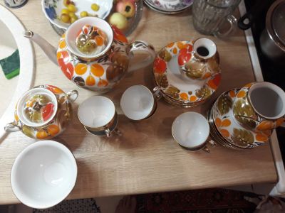 Лот: 12008291. Фото: 1. кофейный сервиз очень редкий 23... Сервизы, наборы посуды