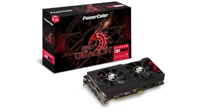 Лот: 19902130. Фото: 1. Видеокарта Radeon RX 570 Powercolor... Видеокарты