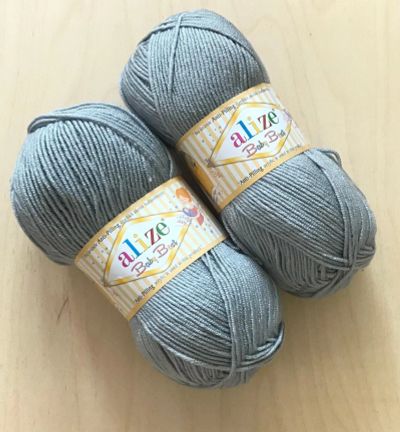 Лот: 17657958. Фото: 1. Пряжа Alize BABY BEST ,10% бамбук... Ткани, нитки, пряжа