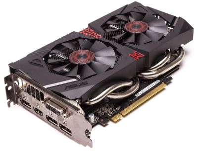 Лот: 15271493. Фото: 1. Видеокарта ASUS STRIX-GTX960-DC2OC-2GD5. Видеокарты