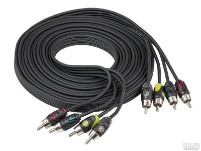 Лот: 13843678. Фото: 1. Aura RCA-B254 RCA-кабель 5 метров. Аксессуары для автозвука