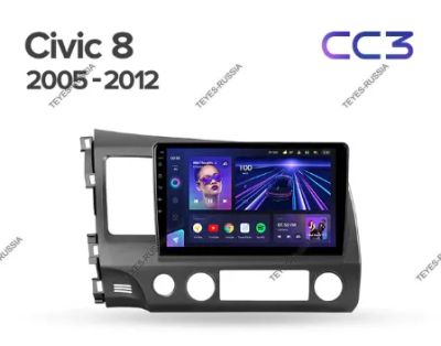 Лот: 20758428. Фото: 1. Магнитола Teyes CC3 Honda Civic... Автомагнитолы