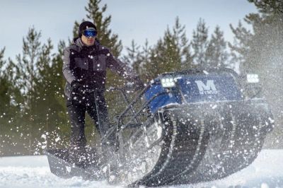 Лот: 20623705. Фото: 1. Мотобуксировщик МУЖИК М500V ЛЮКС... Снегоходы, квадроциклы
