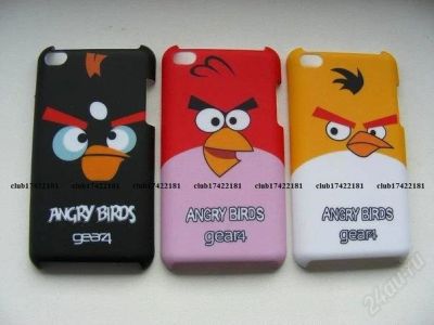 Лот: 1040446. Фото: 1. Чехол Angry Birds для iPod Touch... Разное