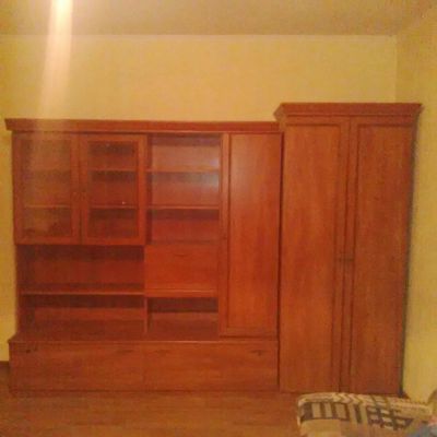 Лот: 3997947. Фото: 1. Стенка (+платяной шкаф в подарок... Гостиные, стенки, горки