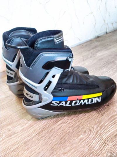 Лот: 16395553. Фото: 1. Ботинки лыжные Salomon, коньковые... Ботинки