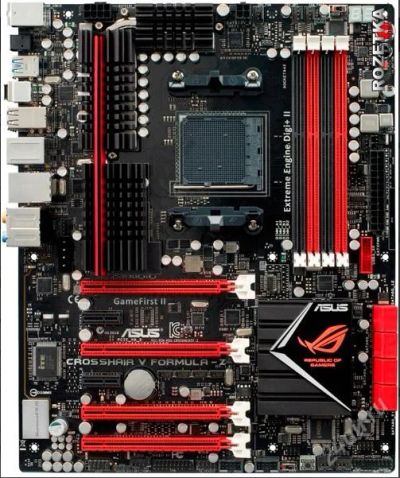 Лот: 5379569. Фото: 1. ASUS Crosshair V Formula-Z AM3... Материнские платы