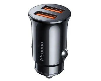 Лот: 20734834. Фото: 1. АЗУ-2USB McDodo CC-6602 2.4A черный. Зарядные устройства, блоки питания, адаптеры сетевые для смартфонов