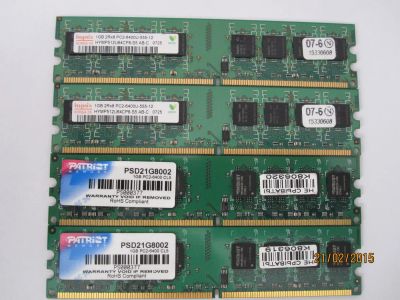 Лот: 5127045. Фото: 1. Продам\обменяю DDR2 по 1Gb 4шт... Оперативная память