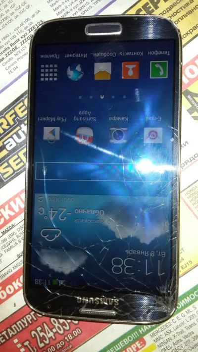 Лот: 3897614. Фото: 1. Samsung galaxy s4 i9500 16gb black. Кнопочные мобильные телефоны