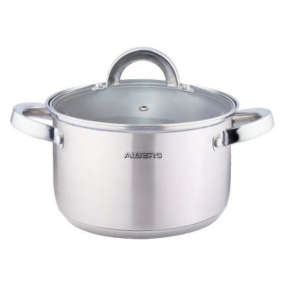 Лот: 25432734. Фото: 1. Кастрюля с крышкой ALBERG Salerno... Кастрюли