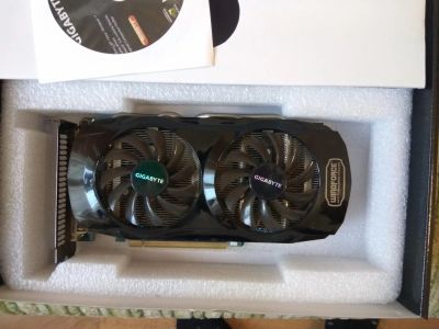 Лот: 9133496. Фото: 1. Видеокарта Gigabyte GeForce GTX... Видеокарты