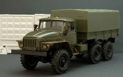 Лот: 8845790. Фото: 1. Урал-4320 с тентом (Элекон). Обмен. Автомоделизм