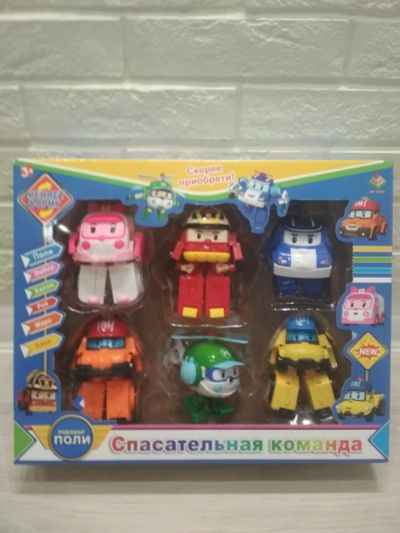 Лот: 15213790. Фото: 1. Поли Робокар(набор). Конструкторы