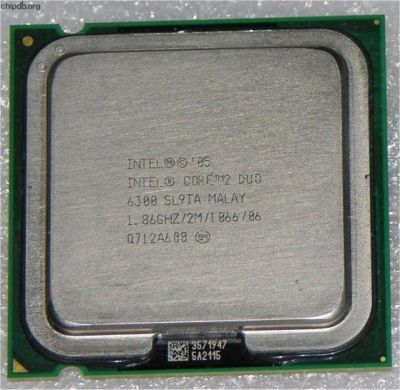 Лот: 5394061. Фото: 1. Intel Core 2 Duo E6300 Allendale... Процессоры