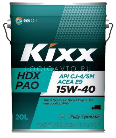 Лот: 12567526. Фото: 1. Kixx HDX PAO CJ-4, 15W-40, 20L. Масла, жидкости