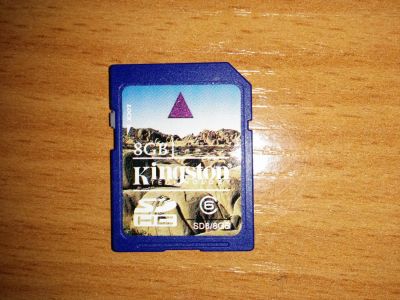 Лот: 5991974. Фото: 1. SD (sdhc) 8GB Kingston. Карты памяти