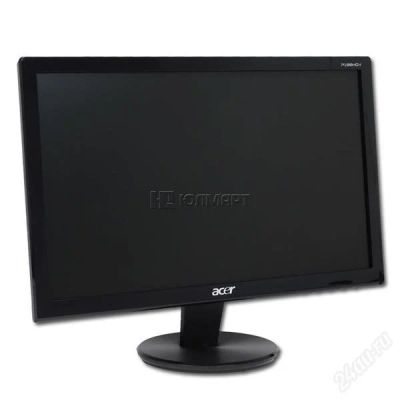 Лот: 2366535. Фото: 1. Монитор ЖК асер 18.5 (Acer P196HQVb... ЖК-мониторы
