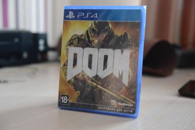 Лот: 8877488. Фото: 1. Doom PS4 [Новый]. Игры для консолей
