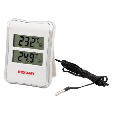 Лот: 24485570. Фото: 1. Метеостанция Rexant S521C. Часы настенные, настольные