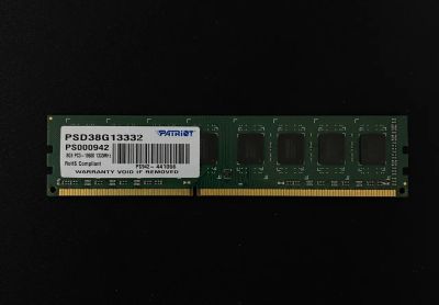 Лот: 19951545. Фото: 1. Patriot DDR3 8GB 1333MHz. Оперативная память