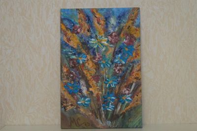 Лот: 3037535. Фото: 1. Картина "Поляна". Картины, рисунки