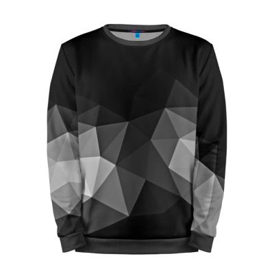 Лот: 11415622. Фото: 1. Мужской свитшот 3D "Abstract gray... Свитеры, толстовки, худи