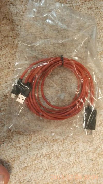 Лот: 3481722. Фото: 1. MHL HDMI кабель microUSB. Дата-кабели, переходники