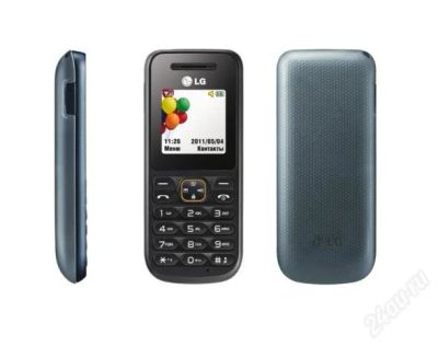 Лот: 1771492. Фото: 1. Новый LG A100 Dark Grey с Золотым... Кнопочные мобильные телефоны