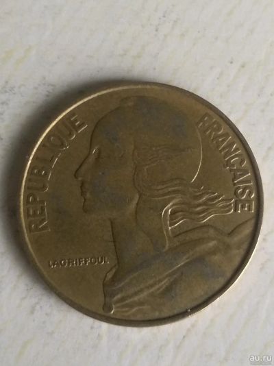 Лот: 15926098. Фото: 1. Франция 20 сантимов, 1977. Европа