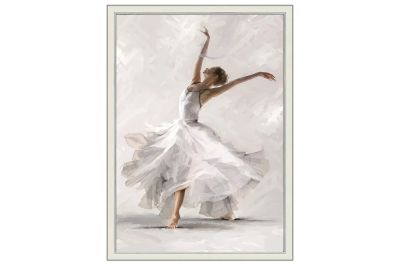 Лот: 23658637. Фото: 1. Репродукция в раме Hoff Танец... Картины, гравюры