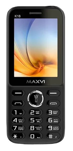 Лот: 20660406. Фото: 1. Мобильный телефон Maxvi K18 Black... Смартфоны