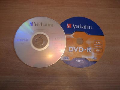 Лот: 7001840. Фото: 1. Диск DVD-R (минус) verbatim, 4... CD, DVD, BluRay