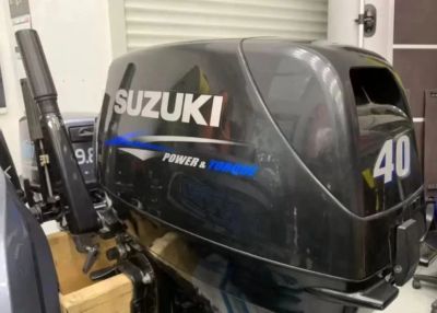 Лот: 25396950. Фото: 1. 2х-тактный лодочный мотор SUZUKI... Лодочные моторы
