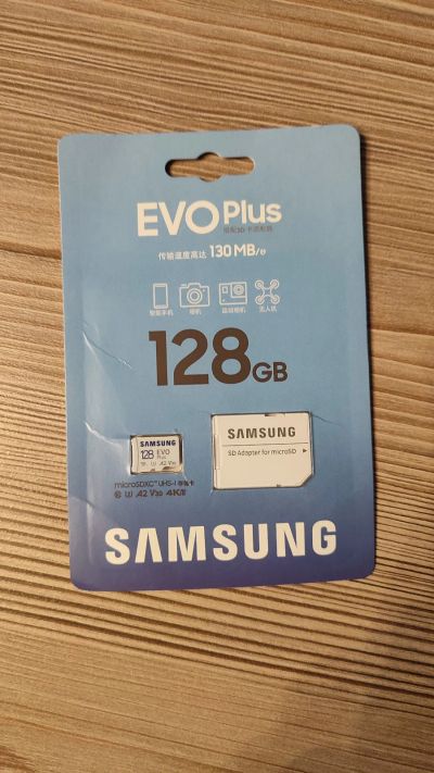 Лот: 19204669. Фото: 1. Samsung MicroSD EVO Plus 128gb. Карты памяти