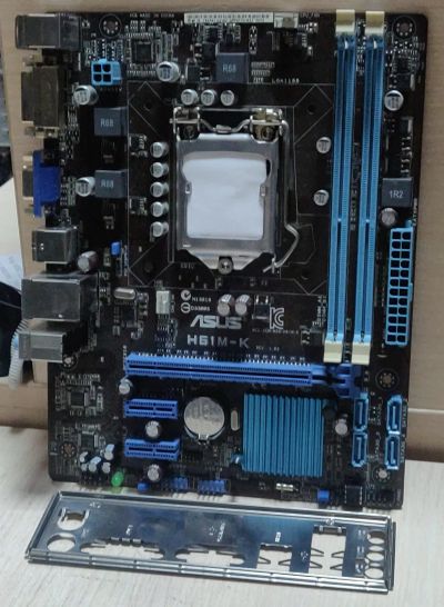 Лот: 19944687. Фото: 1. Мат. плата ASUS P8H61K/LGA1155... Материнские платы