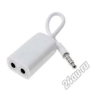Лот: 5763360. Фото: 1. Jack 3,5 мм (1*3.5мм - 2*3.5мм... Дата-кабели, переходники