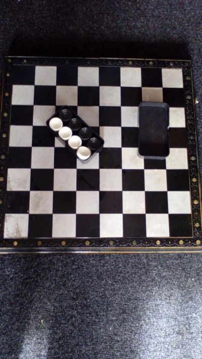Лот: 7162882. Фото: 1. Шахматная доска+шашки. Шахматы, шашки, нарды