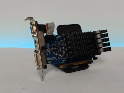 Лот: 25647768. Фото: 1. Видеокарта GeForce 210/1 Gb/D-Sub... Видеокарты