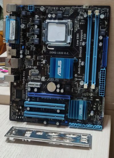 Лот: 20240304. Фото: 1. Мат. плата ASUS P5G41T-M LX/LGA775... Материнские платы
