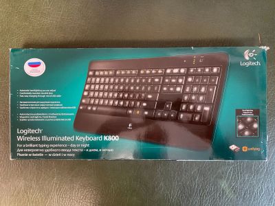 Лот: 17766900. Фото: 1. Logitech Illuminated Keyboard... Клавиатуры и мыши