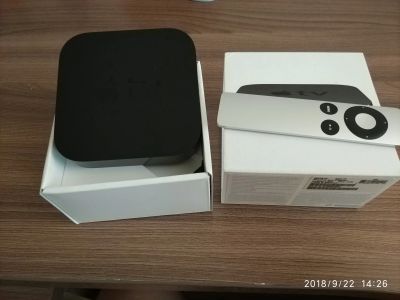 Лот: 12146870. Фото: 1. ТВ приставка Apple tv 2. Медиаплееры