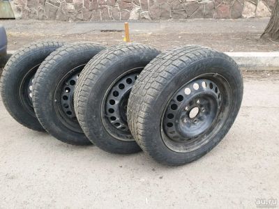 Лот: 13342175. Фото: 1. Шины со штамповками 195/60 r15. Шины