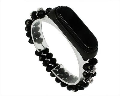 Лот: 20885985. Фото: 1. Ремешок Xiaomi Mi Band 3/4 хрустальные... Смарт-часы, фитнес-браслеты, аксессуары