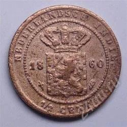 Лот: 95708. Фото: 1. Нидерландская Индия. 1/2 цента... Азия