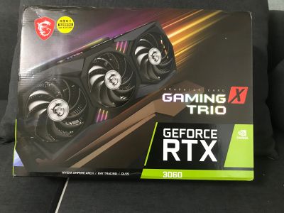 Лот: 19041143. Фото: 1. MSI RTX 3060 Gaming X trio 12gb. Видеокарты