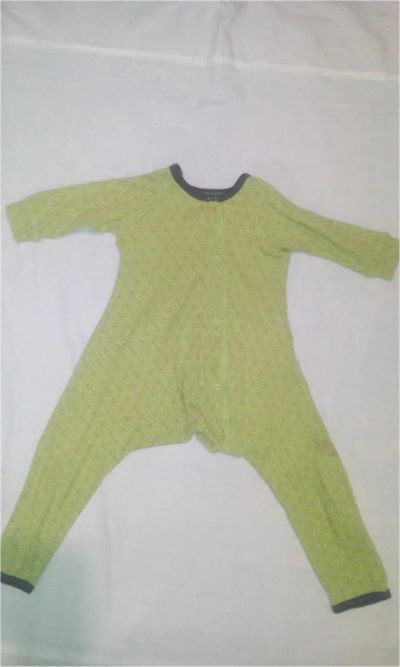 Лот: 11393302. Фото: 1. пижама бамбинизон bambinizon зеленая... Нижнее белье