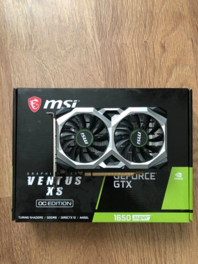 Лот: 19664724. Фото: 1. Видеокарта MSI GeForce 1650 super... Видеокарты
